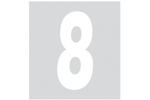 Αυτοκολλητο SPELL-IT Λευκο Χρωμα no8