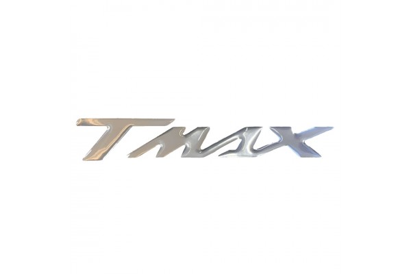 YAMAHA T-MAX ΑΥΤΟΚΟΛΛΗΤΟ 15,5 Χ 2,5 cm ΧΡΩΜΙΟ ΜΕ ΕΠΙΚΑΛΥΨΗ ΕΠΟΞΕΙΔΙΚΗΣ ΡΥΤΙΝΗΣ (ΥΓΡΟ ΓΥΑΛΙ) - 1 ΤΕΜ.