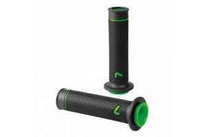 Χειρολαβες Τιμονιου Μηχανης SPORT-GRIP ΜΑΥΡΟ/ΠΡΑΣΙΝΟ (22 mm-12cm/25mm-12,5cm) Lampa - 2 ΤΕΜ.