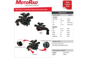 Motorad Θερμοστάτης, Ψυκτικό Υγρό - 895-105K