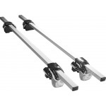 Μπάρες Οροφής Rackit Αλουμινίου 123cm Railing System Ασημί Με Καπάκια 2 Τεμάχια