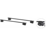 Μπάρες Οροφής Rackit Μεταλλικές 125cm Railing System Σετ Με Πόδια Και Κλειδαριά Μαύρες 2 Τεμάχια
