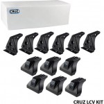 Πόδια / Άκρα Για Μπάρες & Σχάρες Οροφής Cruz Lcv 933-438 Γιαvw Transporter T4 91-03 Σετ 6 Τεμάχια