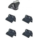 Πόδια / Άκρα Για Μπάρες Οροφής Cruz Optiplus Rail Fix 936-630 Για Renault Austral 2022+ Με Ενσωματωμένο Railing Σετ 4 Τεμάχια