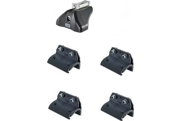Πόδια / Άκρα Για Μπάρες Οροφής Cruz Optiplus Rail Fix 936-631 Για Hyundai Santa Fe 2018+ Με Ενσωματωμένο Railing Σετ 4 Τεμάχια