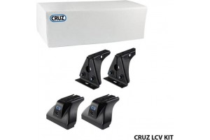 Πόδια / Άκρα Για Μπάρες & Σχάρες Οροφής Cruz Lcv 934-227 Για Dacia Dokker 13+ / Renault Express 21+ Σετ 2 Τεμάχια Για 1 Μπάρα