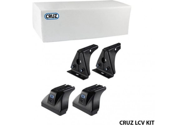 Πόδια / Άκρα Για Μπάρες & Σχάρες Οροφής Cruz Lcv 934-227 Για Dacia Dokker 13+ / Renault Express 21+ Σετ 2 Τεμάχια Για 1 Μπάρα