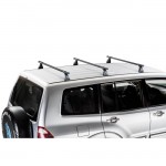 Cruz Μπάρες Οροφής Ατσάλινες 120εκ. για Peugeot Expert Fiat Scudo Citroen Jumpy -Dispatch 30x20mm (Σετ με πόδια και κλειδαριά)