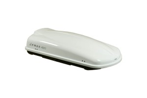 Μπαγκαζιέρα Οροφής Αυτοκινήτου Free 420lt Λευκή Γυαλιστερή Με Διπλό Άνοιγμα Και Τοποθέτηση Quick Fix