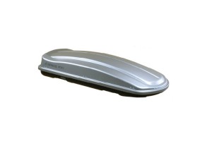 Μπαγκαζιέρα Οροφής Αυτοκινήτου Space 430lt Ασημί Γυαλιστερή Με Διπλό Άνοιγμα