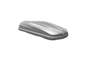 Μπαγκαζιέρα Οροφής Αυτοκινήτου Cube 470lt Ασημί Matte Με Μονό Άνοιγμα