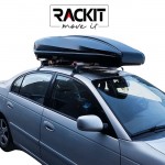 Μπαγκαζιέρα Οροφής Αυτοκινήτου Rackit Star 440lt Μαύρη Γυαλιστερή Με Διπλό Άνοιγμα Και Τοποθέτηση Quick Fix