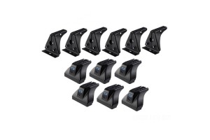 Πόδια / Άκρα Για Μπάρες & Σχάρες Οροφής Cruz Lcv 933-438 Γιαvw Transporter T4 91-03 Σετ 6 Τεμάχια