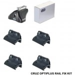 Πόδια / Άκρα Για Μπάρες Οροφής Cruz Optiplus Rail Fix 936-624 Για Jaguar F-Pace 2016+ Με Ενσωματωμένο Railing Σετ 4 Τεμάχια