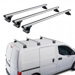 Μπάρες Οροφής Αλουμινίου Cruz 924-098 Alu Cargo AF3-158cm Ασημί 3 Τεμάχια