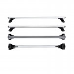 Μπάρες Οροφής Αλουμινίου Cruz 924-098 Alu Cargo AF3-158cm Ασημί 3 Τεμάχια