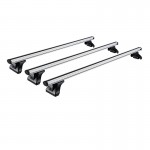 Μπάρες Οροφής Αλουμινίου Cruz 924-098 Alu Cargo AF3-158cm Ασημί 3 Τεμάχια