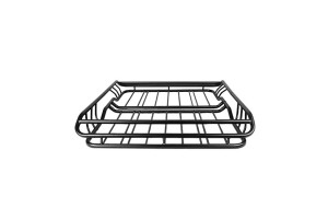 Σχάρα Οροφής Αυτοκινήτου (Καλάθι) Μεταλλική Universal Διπλή Μαύρη 127x96cm