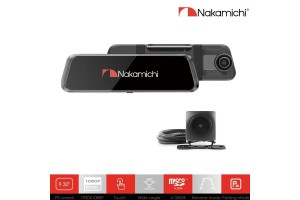 Nakamichi Καταγραφικό Καθρέπτη Υψηλής Ανάλυσης 9,3" ND410W 1080FHD Με Κάμερα Οπισθοπορείας