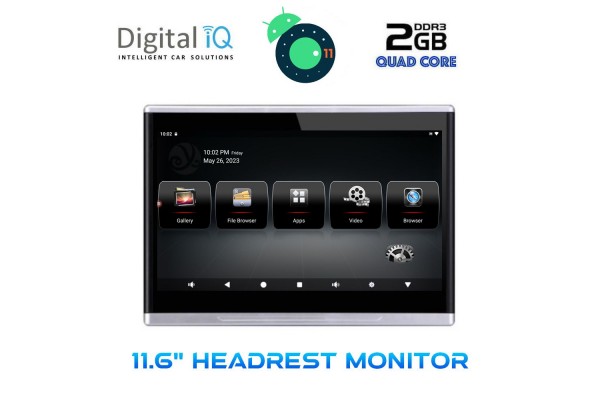 Digital Iq AN1160_HR 11.6” Headrest Monitor