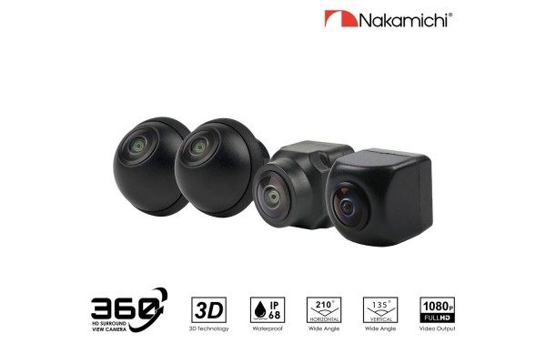 Nakamichi Universal Κάμερα 360 Μοίρες 1080P @25fps