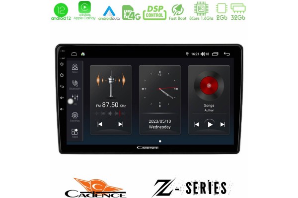 Cadence Z Series 8Core Android12 2+32GB Navigation Multimedia Tablet 9"