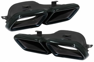 Μπούκες Εξάτμισης Για Mercedes C-Class W205 S205 C205 A205 E-Class W213 S-Class W222 Gle C292 Gle W166 Glc W253 X253 C253 C217 (2014-και μετά) Μαύρο Σμαραγδί