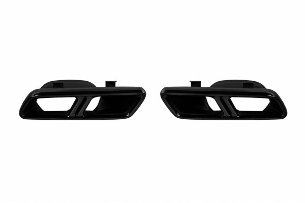 Μπούκες Σιλανσιέ Εξάτμισης Για Mercedes S-Class W222 E-Class W212 Facelift Cls W218 SL-Class R231 E63 S65 Design Black Exclusive Edit
