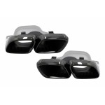 Μπούκες Εξάτμισης Κατάλληλες Για Mercedes C-Class W205 S205 C205 A205 C63 C63S Facelift (2019-up) Μαύρο