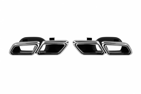 Μπούκες Εξάτμισης Κατάλληλες Για Mercedes S-Class W222 E-Class W212 S212 Facelift Cls W218 SL-Class R231 E63 S63 SL65 Design