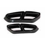 Διακοσμητικά Πλαίσια Για Μύτες Σιγαστήρα Κατάλληλα Για Vw Passat B8 3G Gte / Alltrack (2015-2019) Piano Black