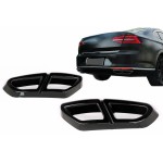 Διακοσμητικά Πλαίσια Για Μύτες Σιγαστήρα Κατάλληλα Για Vw Passat B8 3G Gte / Alltrack (2015-2019) Piano Black