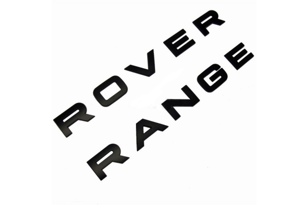 Μαύρο Λογοτυπο Range Rover Αυτοκολλητο Καπο - Πορτ Παγκαζ