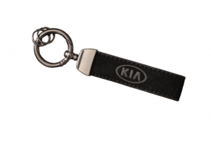 Δερμάτινο Μπρελόκ Για Kia Τύπου Καστόρινο Με Κρίκο 130mm x 35mm