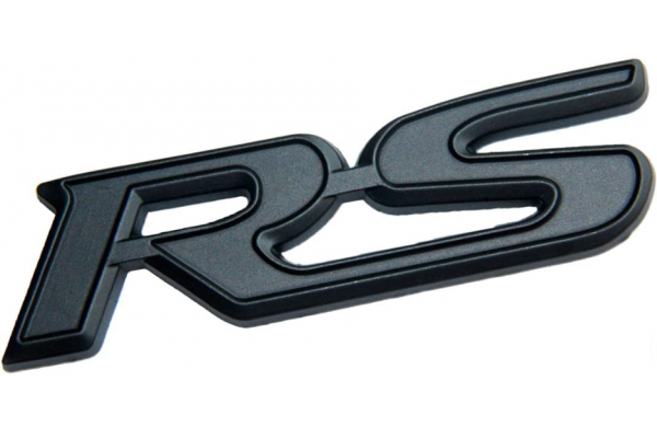 Αυτοκολλητο Logo RS Για Ford [Μαυρο Ματ]