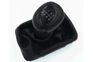 Leather Luxe Δερμάτινη Φούσκα Με Πόμολο 6 Ταχυτήτων Για Mercedes Benz W202