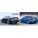 Diffuser Πίσω Προφυλακτήρα Για A3 8V Facelift 16-20 Sedan / Cabrio S3 Look Για Απλό Προφυλακτήρα Από Abs Πλαστικό Diffuser Πίσω Προφυλακτήρα Για A3 8V Facelift 16-20 Sedan / Cabrio S3 Look Για Απλό Προφυλακτήρα Από Abs Πλαστικό