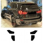 Splitters Πίσω Προφυλακτήρα Δεξιά & Αριστερά Για Bmw X5 F15 13-18 Με M-Technik Προφυλακτήρα M-Performance Look