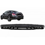 Diffuser Πίσω Προφυλακτήρα Για Mercedes-Benz C-Class W205 14-20 Sedan Amg 63 Look Με Μαύρες Μπούκες Diffuser Πίσω Προφυλακτήρα Για Mercedes-Benz C-Class W205 14-20 Sedan Amg 63 Look Με Μαύρες Μπούκες
