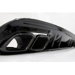 Diffuser Πίσω Προφυλακτήρα Για Mercedes-Benz C-Class W205 14-20 Sedan Amg 63 Look Με Μαύρες Μπούκες Diffuser Πίσω Προφυλακτήρα Για Mercedes-Benz C-Class W205 14-20 Sedan Amg 63 Look Με Μαύρες Μπούκες
