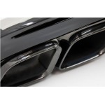 Diffuser Πίσω Προφυλακτήρα Για Mercedes-Benz C-Class W205 14-20 Sedan Amg 63 Look Με Μαύρες Μπούκες Diffuser Πίσω Προφυλακτήρα Για Mercedes-Benz C-Class W205 14-20 Sedan Amg 63 Look Με Μαύρες Μπούκες
