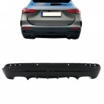 Diffuser Πίσω Προφυλακτήρα Για Mercedes-Benz Gla H247 2020+ GLA45 Amg Look Για Amg Sport Line Προφυλακτήρες Black Edition