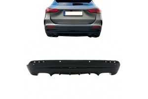 Diffuser Πίσω Προφυλακτήρα Για Mercedes-Benz Gla H247 2020+ GLA45 Amg Look Για Amg Sport Line Προφυλακτήρες Black Edition