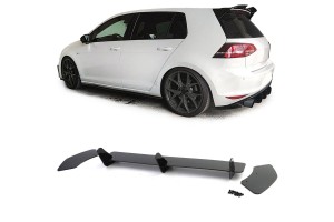 Diffuser Πίσω Προφυλακτήρα Για Mercedes-Benz C-Class W205 14-20 Amg 63 Look Για Απλό Προφυλακτήρα Με Μπούκες Χρωμίου