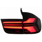 Πισινά Φανάρια Set Για Bmw X5 E70 07-13 Led Bar Upgrade To G05 Lci Look Smoke