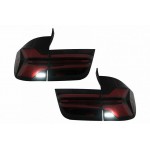 Πισινά Φανάρια Set Για Bmw X5 E70 07-13 Led Bar Upgrade To G05 Lci Look Smoke