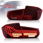 Πισινά Φανάρια Set Για Bmw 3 F30 11-18 Sedan Csl M3 F80 / Laser Look Red/Crystal Vland