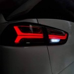 Πισινά Φανάρια Set Για Mitsubishi Lancer X 08-17 Led Bar Φιμέ Vland