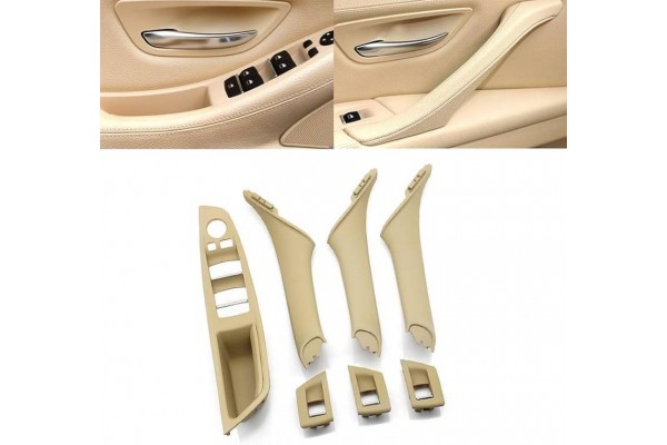 Χειρολαβές Πόρτας Εσωτερικές Σετ Για Bmw 5 F10 Εμπρός & Πίσω Δεξιά & Αριστερά 7 Τεμάχια Μπεζ Χειρολαβές Πόρτας Εσωτερικές Σετ Για Bmw 5 F10 Εμπρός & Πίσω Δεξιά & Αριστερά 7 Τεμάχια Μπεζ