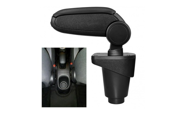 Κονσόλα Χειροφρένου Τεμπέλης"Oem" Design Για Fiat 500 L 2012-2018 Υφασμάτινη Μαύρο Χρώμα